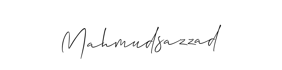 Mahmudsazzad stylish signature style. Best Handwritten Sign (Allison_Script) for my name. Handwritten Signature Collection Ideas for my name Mahmudsazzad. Mahmudsazzad signature style 2 images and pictures png