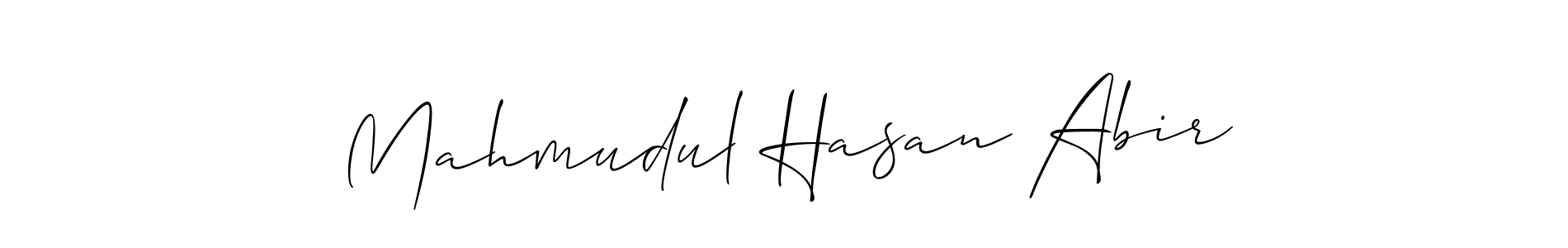 Make a short Mahmudul Hasan Abir signature style. Manage your documents anywhere anytime using Allison_Script. Create and add eSignatures, submit forms, share and send files easily. Mahmudul Hasan Abir signature style 2 images and pictures png