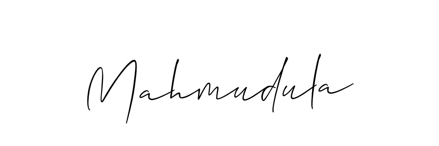 Make a beautiful signature design for name Mahmudula. With this signature (Allison_Script) style, you can create a handwritten signature for free. Mahmudula signature style 2 images and pictures png