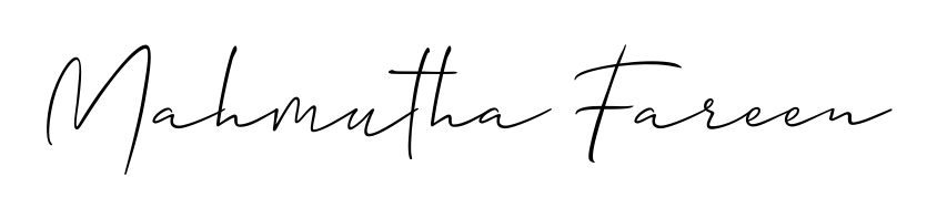Master the art of signing with Mahmutha Fareen written in fluent Allison_Script script. A great template to practice and refine your handwriting. Mahmutha Fareen signature style 2 images and pictures png