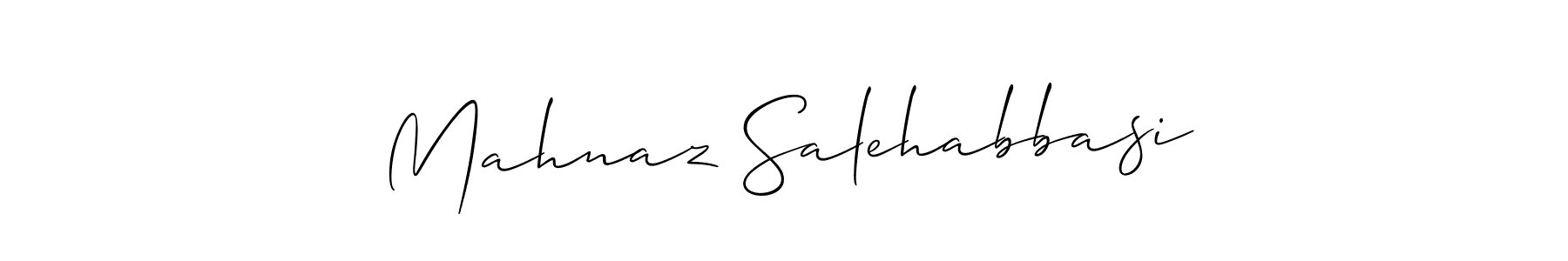 Similarly Allison_Script is the best handwritten signature design. Signature creator online .You can use it as an online autograph creator for name Mahnaz Salehabbasi. Mahnaz Salehabbasi signature style 2 images and pictures png