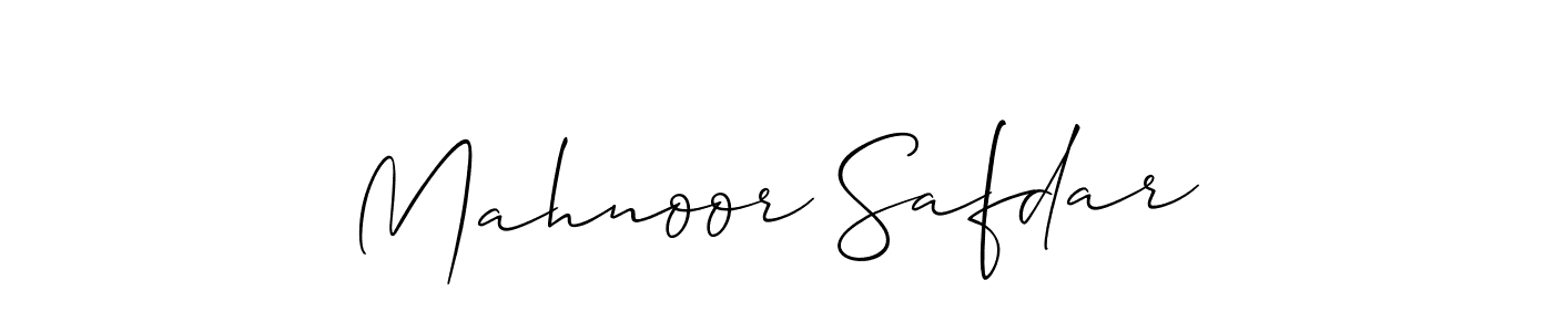 This is the best signature style for the Mahnoor Safdar name. Also you like these signature font (Allison_Script). Mix name signature. Mahnoor Safdar signature style 2 images and pictures png