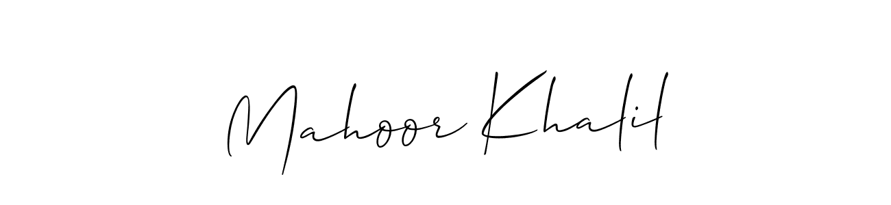 See photos of Mahoor Khalil official signature by Spectra . Check more albums & portfolios. Read reviews & check more about Allison_Script font. Mahoor Khalil signature style 2 images and pictures png