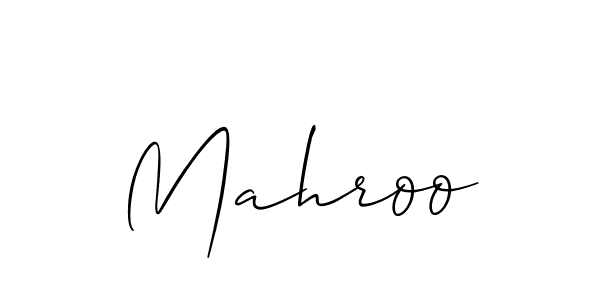 How to Draw Mahroo signature style? Allison_Script is a latest design signature styles for name Mahroo. Mahroo signature style 2 images and pictures png