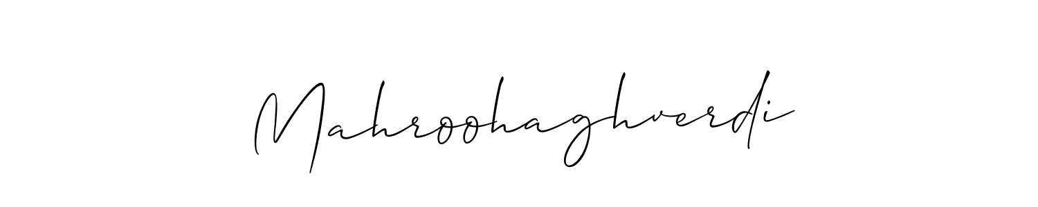 Once you've used our free online signature maker to create your best signature Allison_Script style, it's time to enjoy all of the benefits that Mahroohaghverdi name signing documents. Mahroohaghverdi signature style 2 images and pictures png