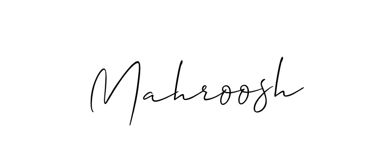 Mahroosh stylish signature style. Best Handwritten Sign (Allison_Script) for my name. Handwritten Signature Collection Ideas for my name Mahroosh. Mahroosh signature style 2 images and pictures png