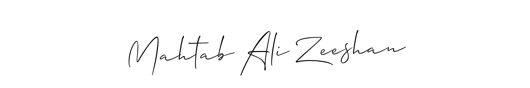 Best and Professional Signature Style for Mahtab Ali Zeeshan. Allison_Script Best Signature Style Collection. Mahtab Ali Zeeshan signature style 2 images and pictures png
