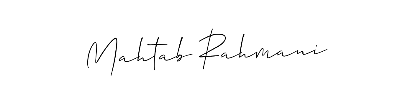 You can use this online signature creator to create a handwritten signature for the name Mahtab Rahmani. This is the best online autograph maker. Mahtab Rahmani signature style 2 images and pictures png