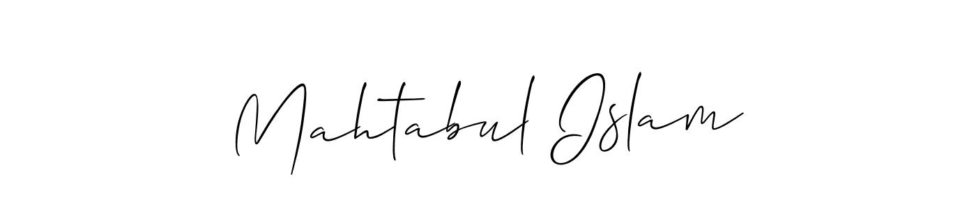 Once you've used our free online signature maker to create your best signature Allison_Script style, it's time to enjoy all of the benefits that Mahtabul Islam name signing documents. Mahtabul Islam signature style 2 images and pictures png