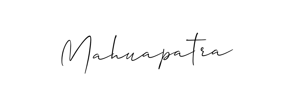 You should practise on your own different ways (Allison_Script) to write your name (Mahuapatra) in signature. don't let someone else do it for you. Mahuapatra signature style 2 images and pictures png