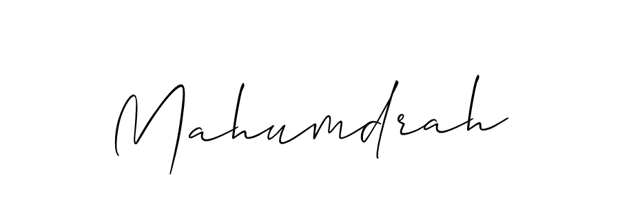 Allison_Script is a professional signature style that is perfect for those who want to add a touch of class to their signature. It is also a great choice for those who want to make their signature more unique. Get Mahumdrah name to fancy signature for free. Mahumdrah signature style 2 images and pictures png