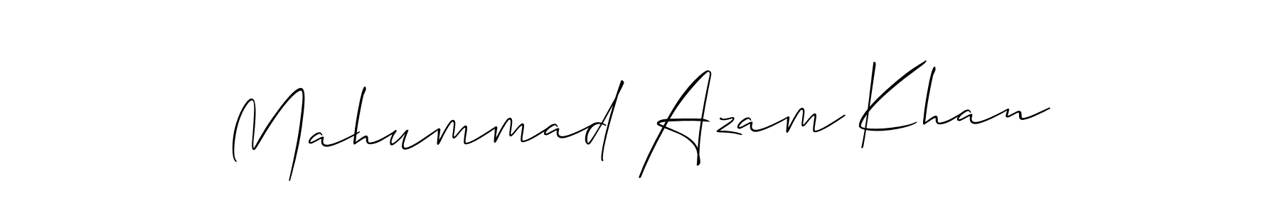How to make Mahummad Azam Khan signature? Allison_Script is a professional autograph style. Create handwritten signature for Mahummad Azam Khan name. Mahummad Azam Khan signature style 2 images and pictures png
