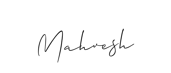 How to make Mahvesh signature? Allison_Script is a professional autograph style. Create handwritten signature for Mahvesh name. Mahvesh signature style 2 images and pictures png