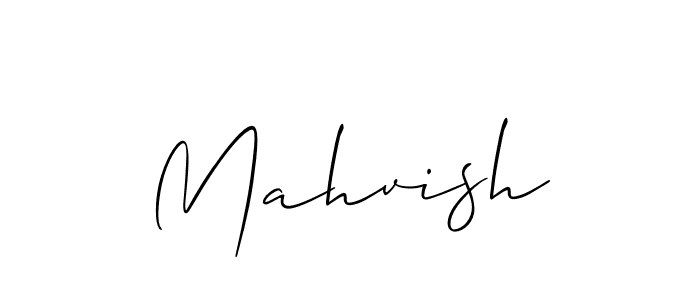 Also we have Mahvish name is the best signature style. Create professional handwritten signature collection using Allison_Script autograph style. Mahvish signature style 2 images and pictures png