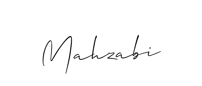 Mahzabi stylish signature style. Best Handwritten Sign (Allison_Script) for my name. Handwritten Signature Collection Ideas for my name Mahzabi. Mahzabi signature style 2 images and pictures png