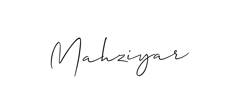 You should practise on your own different ways (Allison_Script) to write your name (Mahziyar) in signature. don't let someone else do it for you. Mahziyar signature style 2 images and pictures png