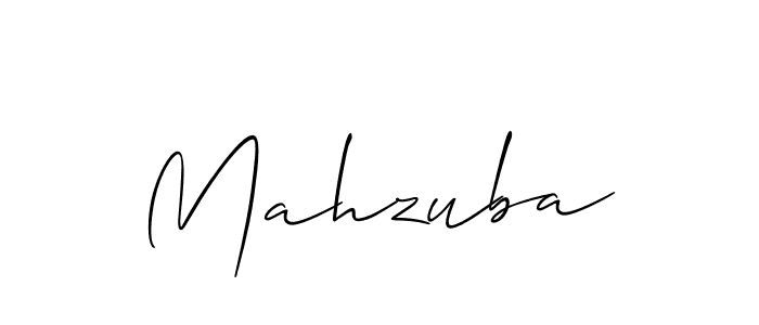 You should practise on your own different ways (Allison_Script) to write your name (Mahzuba) in signature. don't let someone else do it for you. Mahzuba signature style 2 images and pictures png