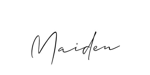 Here are the top 10 professional signature styles for the name Maiden. These are the best autograph styles you can use for your name. Maiden signature style 2 images and pictures png