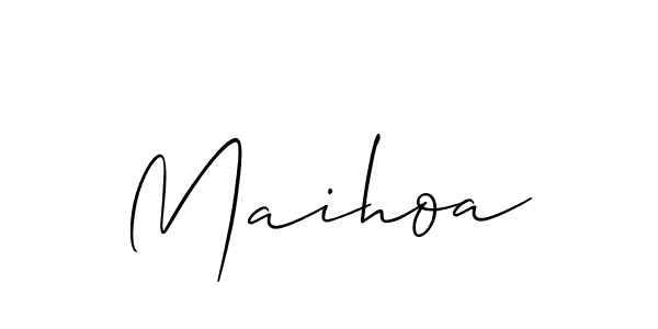 This is the best signature style for the Maihoa name. Also you like these signature font (Allison_Script). Mix name signature. Maihoa signature style 2 images and pictures png