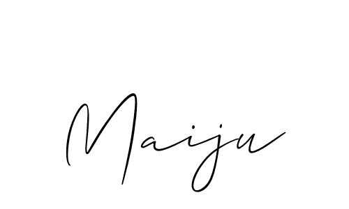 Make a short Maiju signature style. Manage your documents anywhere anytime using Allison_Script. Create and add eSignatures, submit forms, share and send files easily. Maiju signature style 2 images and pictures png