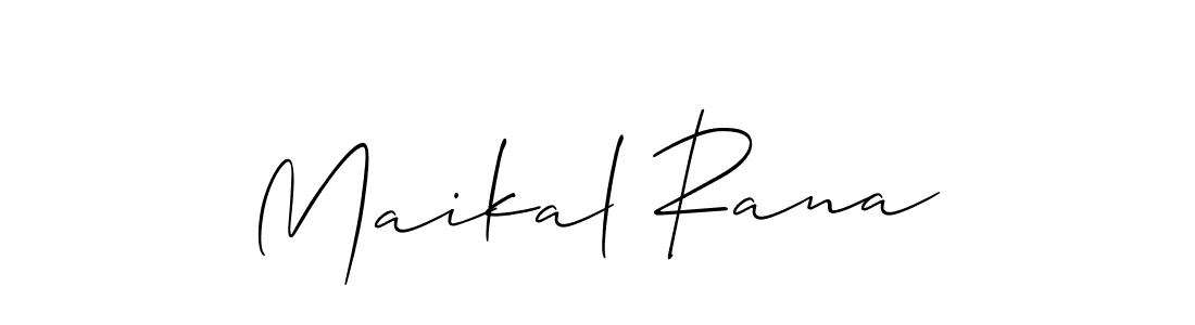Also we have Maikal Rana name is the best signature style. Create professional handwritten signature collection using Allison_Script autograph style. Maikal Rana signature style 2 images and pictures png