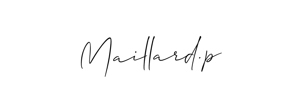 Best and Professional Signature Style for Maillard.p. Allison_Script Best Signature Style Collection. Maillard.p signature style 2 images and pictures png