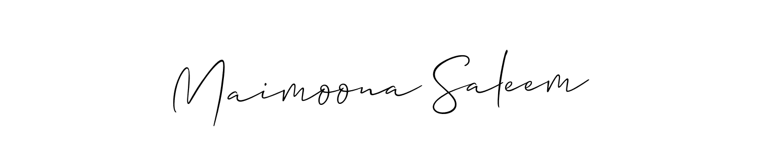 Here are the top 10 professional signature styles for the name Maimoona Saleem. These are the best autograph styles you can use for your name. Maimoona Saleem signature style 2 images and pictures png