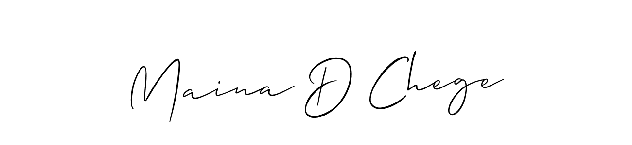 Best and Professional Signature Style for Maina D Chege. Allison_Script Best Signature Style Collection. Maina D Chege signature style 2 images and pictures png