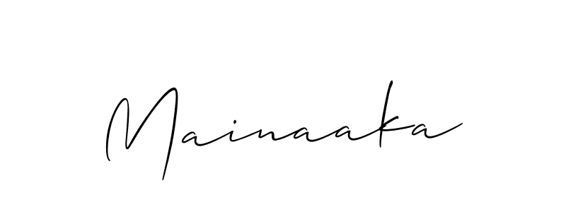 Similarly Allison_Script is the best handwritten signature design. Signature creator online .You can use it as an online autograph creator for name Mainaaka. Mainaaka signature style 2 images and pictures png