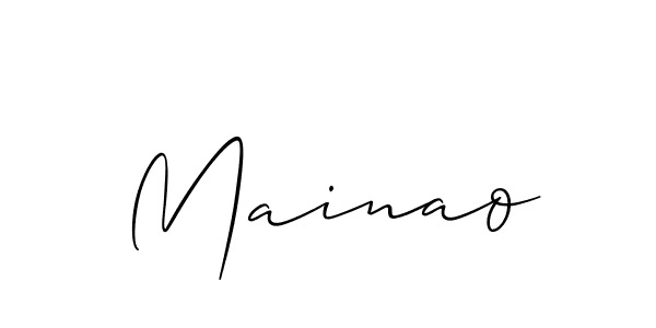 Make a beautiful signature design for name Mainao. Use this online signature maker to create a handwritten signature for free. Mainao signature style 2 images and pictures png