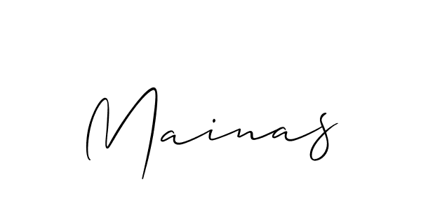 Once you've used our free online signature maker to create your best signature Allison_Script style, it's time to enjoy all of the benefits that Mainas name signing documents. Mainas signature style 2 images and pictures png
