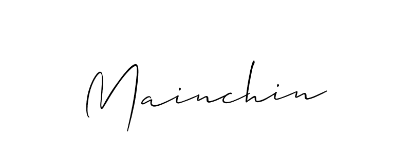 Similarly Allison_Script is the best handwritten signature design. Signature creator online .You can use it as an online autograph creator for name Mainchin. Mainchin signature style 2 images and pictures png