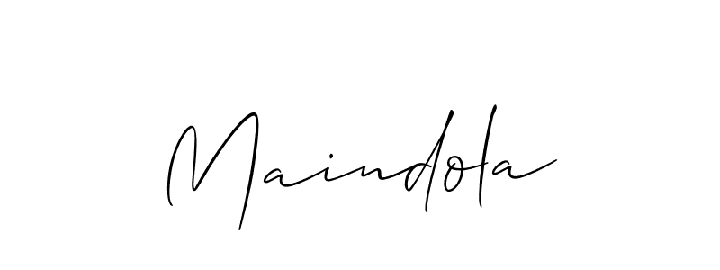 Make a beautiful signature design for name Maindola. Use this online signature maker to create a handwritten signature for free. Maindola signature style 2 images and pictures png