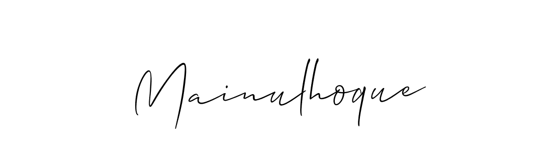 Here are the top 10 professional signature styles for the name Mainulhoque. These are the best autograph styles you can use for your name. Mainulhoque signature style 2 images and pictures png