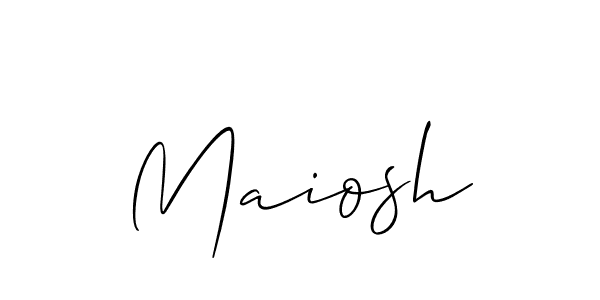 Best and Professional Signature Style for Maiosh. Allison_Script Best Signature Style Collection. Maiosh signature style 2 images and pictures png