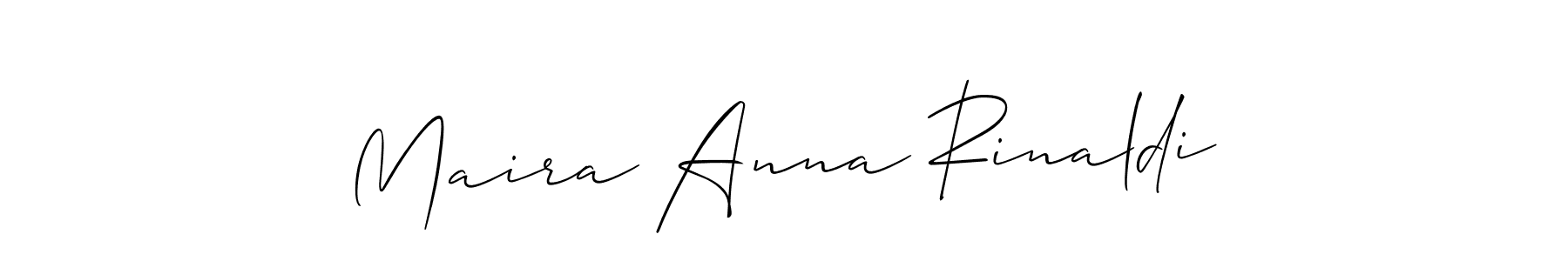 See photos of Maira Anna Rinaldi official signature by Spectra . Check more albums & portfolios. Read reviews & check more about Allison_Script font. Maira Anna Rinaldi signature style 2 images and pictures png