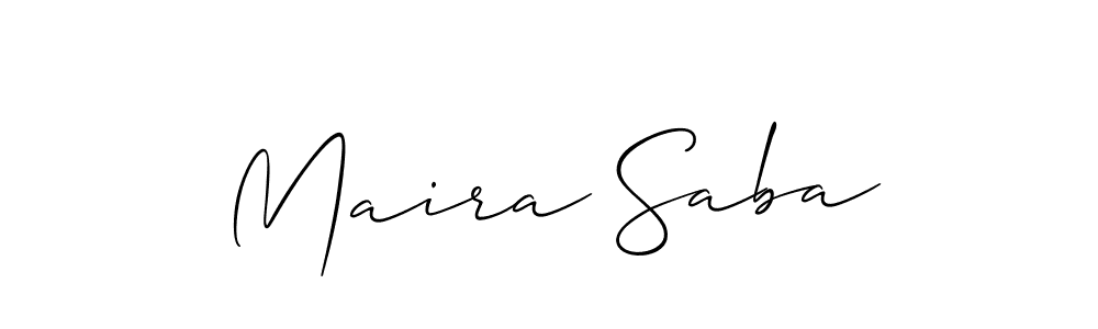 You can use this online signature creator to create a handwritten signature for the name Maira Saba. This is the best online autograph maker. Maira Saba signature style 2 images and pictures png