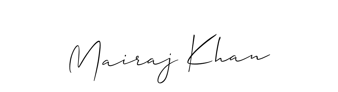 Mairaj Khan stylish signature style. Best Handwritten Sign (Allison_Script) for my name. Handwritten Signature Collection Ideas for my name Mairaj Khan. Mairaj Khan signature style 2 images and pictures png