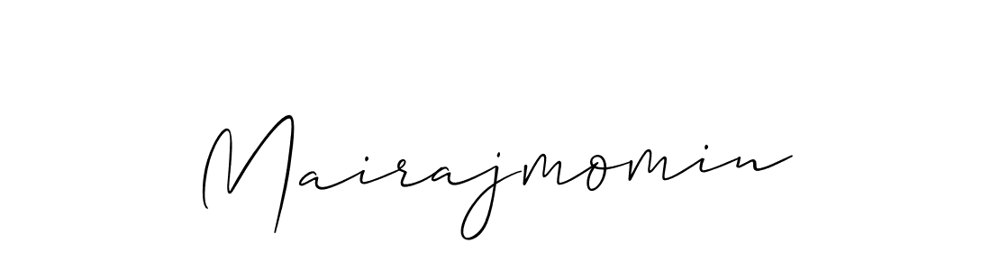 It looks lik you need a new signature style for name Mairajmomin. Design unique handwritten (Allison_Script) signature with our free signature maker in just a few clicks. Mairajmomin signature style 2 images and pictures png