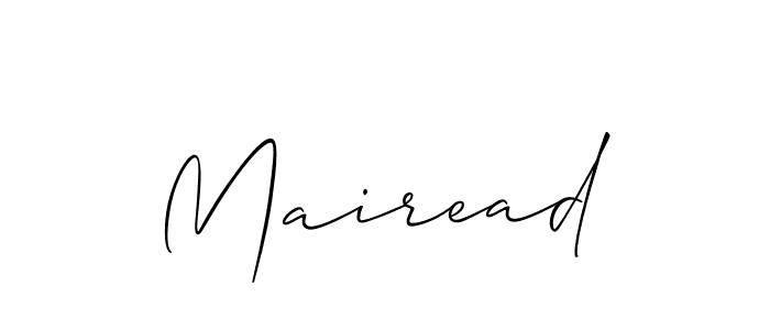 You can use this online signature creator to create a handwritten signature for the name Mairead. This is the best online autograph maker. Mairead signature style 2 images and pictures png