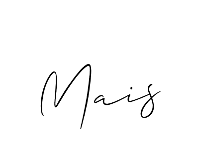 How to make Mais signature? Allison_Script is a professional autograph style. Create handwritten signature for Mais name. Mais signature style 2 images and pictures png