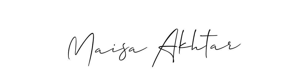Best and Professional Signature Style for Maisa Akhtar. Allison_Script Best Signature Style Collection. Maisa Akhtar signature style 2 images and pictures png
