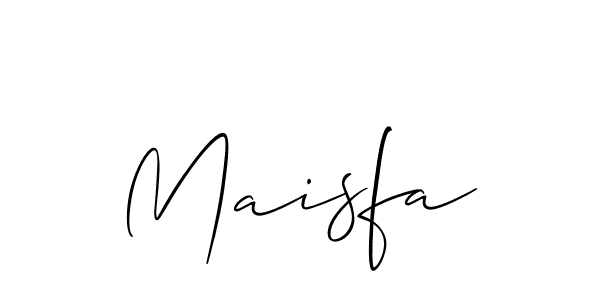 Also we have Maisfa name is the best signature style. Create professional handwritten signature collection using Allison_Script autograph style. Maisfa signature style 2 images and pictures png