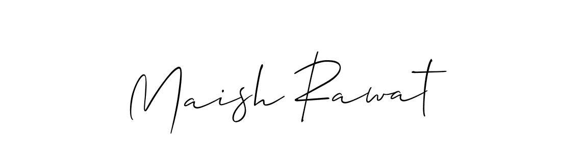Make a short Maish Rawat signature style. Manage your documents anywhere anytime using Allison_Script. Create and add eSignatures, submit forms, share and send files easily. Maish Rawat signature style 2 images and pictures png