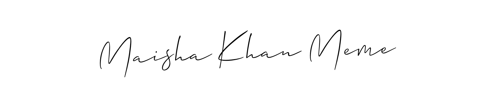 Check out images of Autograph of Maisha Khan Meme name. Actor Maisha Khan Meme Signature Style. Allison_Script is a professional sign style online. Maisha Khan Meme signature style 2 images and pictures png