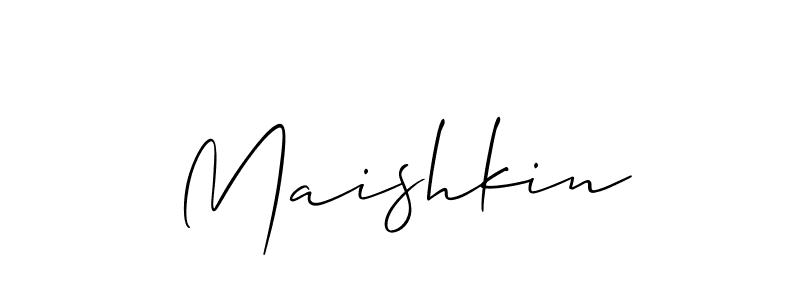 Also You can easily find your signature by using the search form. We will create Maishkin name handwritten signature images for you free of cost using Allison_Script sign style. Maishkin signature style 2 images and pictures png