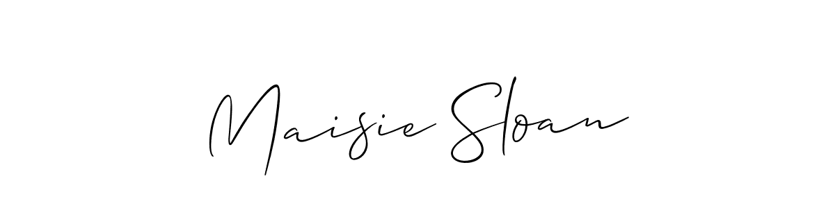 Make a beautiful signature design for name Maisie Sloan. Use this online signature maker to create a handwritten signature for free. Maisie Sloan signature style 2 images and pictures png