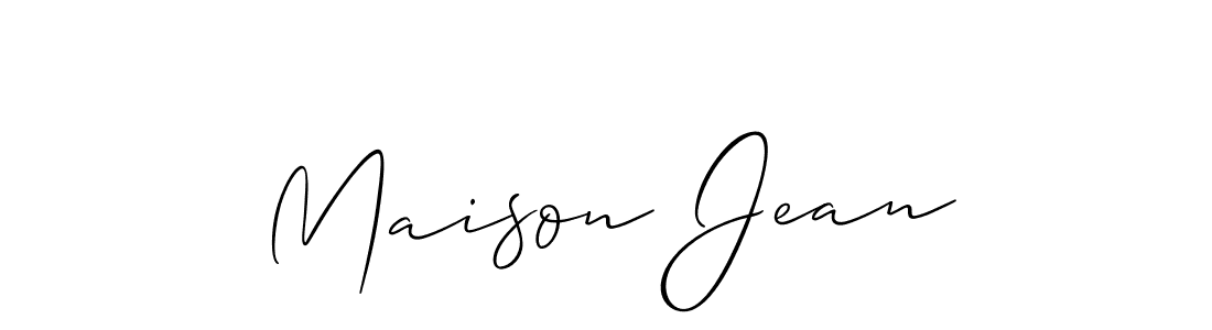 Make a beautiful signature design for name Maison Jean. Use this online signature maker to create a handwritten signature for free. Maison Jean signature style 2 images and pictures png