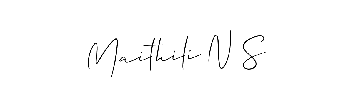 Check out images of Autograph of Maithili N S name. Actor Maithili N S Signature Style. Allison_Script is a professional sign style online. Maithili N S signature style 2 images and pictures png