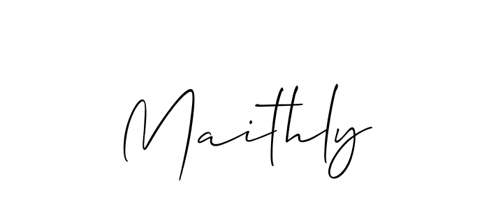 You can use this online signature creator to create a handwritten signature for the name Maithly. This is the best online autograph maker. Maithly signature style 2 images and pictures png